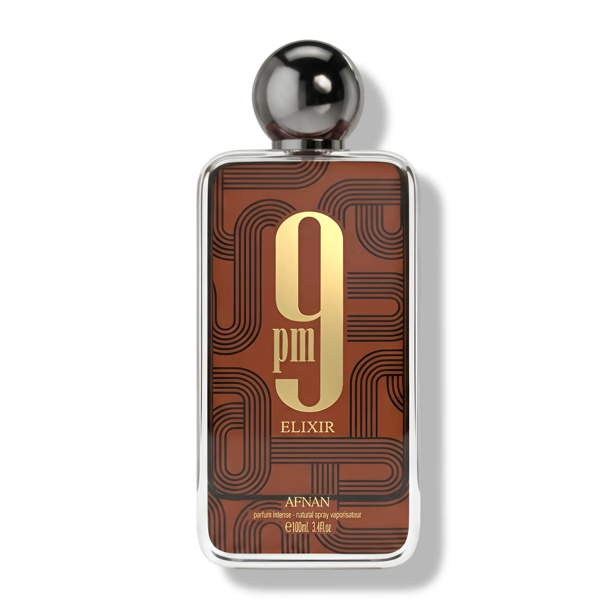 Afnan 9PM Elixir unisex Arabian perfume bottle