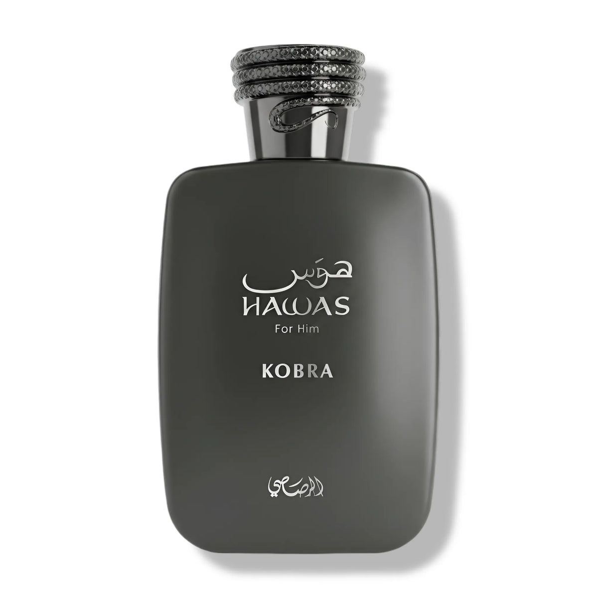 Rasasi Hawas Kobra men's perfume bottle - a fresh and spicy oriental fragrance.